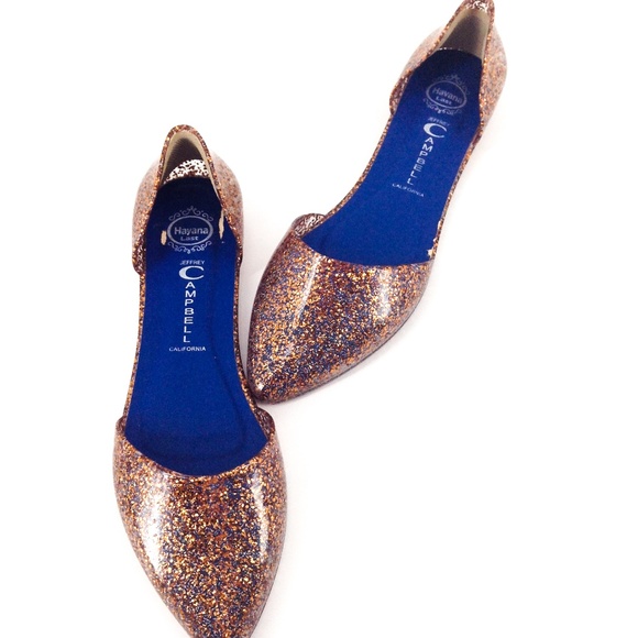 Jeffrey Campbell Shoes - JEFFREY CAMPBELL Jelly Love D'Orsay Orange Flats